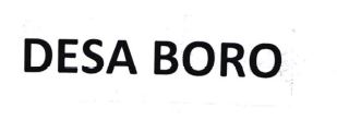 Trademark DESA BORO