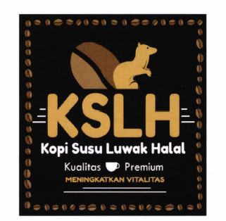 Trademark KSLH - Kopi Susu Luwak Halal Kualitas Premium Meningkatkan Vitalitas+ Lukisan/Logo