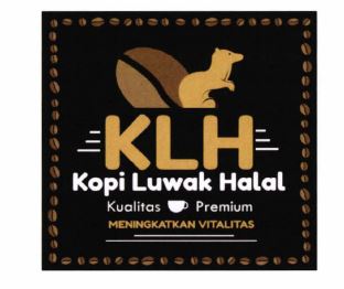 Trademark KLH - Kopi Luwak Halal Kualitas Premium Meningkatkan Vitalitas + Lukisan/Logo