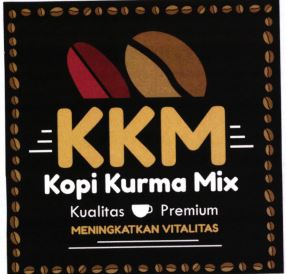 Trademark KKM - Kopi Kurma Mix Kualitas Premium Meningkatkan Vitalitas + Lukisan/Logo