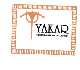 Trademark YAKAR TEKSTIL SAN. Ve TíC. LTD. ŞTí. DAN LOGO