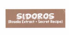 Trademark SIDOROS (Rosella Extract + Secret Recipe)