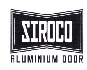 Trademark SIROCO ALUMINIUM DOOR dan logo