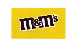 Trademark M&M’S 2017 Brand Flag on Yellow Background