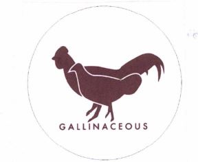 Trademark Gallinaceous + Logo