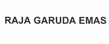 Trademark RAJA GARUDA EMAS