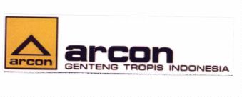 Trademark arcon Genteng Tropis Indonesia + lukisan/logo