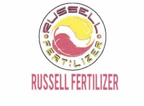 Trademark RUSSELL FERTILIZER + Logo