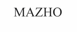 Trademark MAZHO