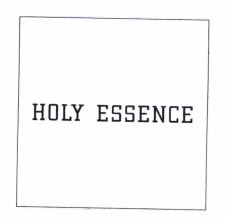 Trademark HOLY ESSENCE DAN LOGO