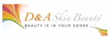 Trademark D&A SKIN BEAUTY BEAUTY IS IN YOUR GENES + LOGO