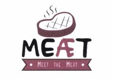 Trademark MEET THE MEAT + Lukisan