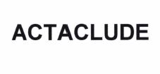 Trademark ACTACLUDE