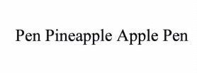 Trademark Pen Pineapple Apple Pen