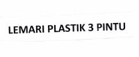 Trademark LEMARI PLASTIK 3 PINTU