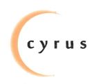 Trademark CYRUS + LOGO