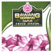 Trademark KT BAWANG GORENG DAPUR FRIED ONION + LUKISAN