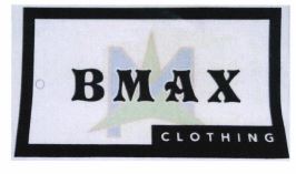 Trademark BMAX CLOTHING + LOGO