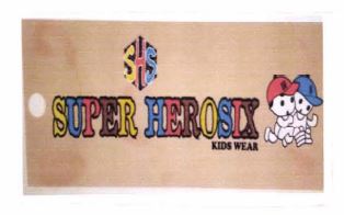 Trademark SHS SUPER HEROSIX + LUKISAN dan kata Kids Wear