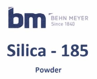 Trademark bm BEHN MEYER Since 1840 Silica - 185 Powder