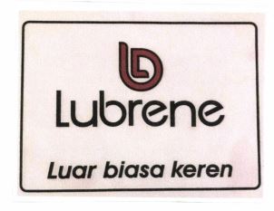 Trademark LUBRENE + Logo dengan Kata Slogan Luar Biasa Keren