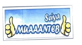 Trademark SEIYA MUAAANTEB + LOGO