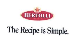 Trademark BERTOLLI DAL 1865 The Recipe is Simple