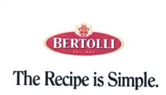 Trademark BERTOLLI DAL 1865 The Recipe is Simple