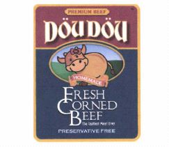 Trademark DOU DOU CORNED BEEF + LOGO