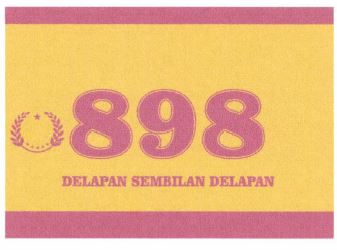 Trademark DELAPAN SEMBILAN DELAPAN (898). + LUK