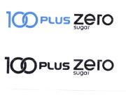 Trademark 100 PLUS ZERO Sugar & Logo (horizontal)