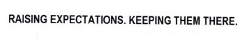 Trademark RAISING EXPECTATIONS. KEEPING THEM THERE