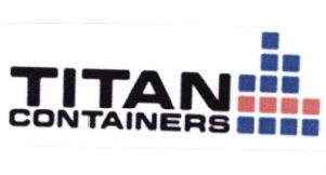 Trademark TITAN CONTAINERS + Logo