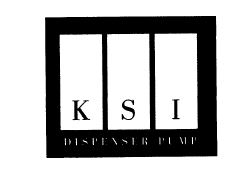 Trademark KSI DISPENSER PUMP