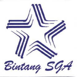 Trademark BINTANG SGA + Logo