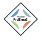 Trademark POWERED BY PROBlORA3 & logo