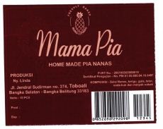 Trademark Mama Pia dan lukisan