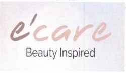 Trademark e’care Beauty Inspired + logo