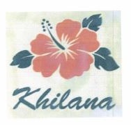 Trademark KHILANA + LOGO