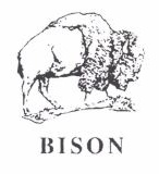 Trademark BISON + Lukisan/logo