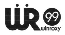 Trademark Logo WR 99 winroxy & Gambar