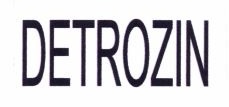 Trademark DETROZIN