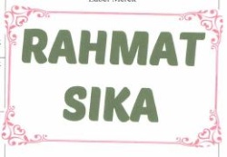 Trademark Rahmat Sika