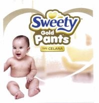 Trademark Tulisan Sweety Gold Pants dan lukisan