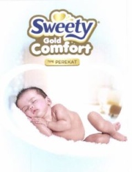 Trademark Tulisan Sweety Gold Comfort dan lukisan.