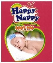 Trademark Tulisan Happy Nappy Baby Pad dan lukisan.