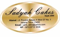 Trademark Sadyah Cakes