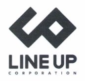 Trademark LINE UP CORPORATION & Logo