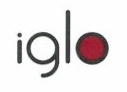 Trademark iglo with orange (Word - Stylised)