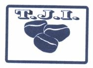 Trademark T.J.I + LOGO singkatan dari TRIJAYA KOPI INDONESIA diambil dari nama PT.